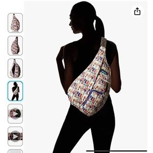 KAVU Original Rope Bag Sling Pack with Adjustable Rope Shoulder Strap Mesa